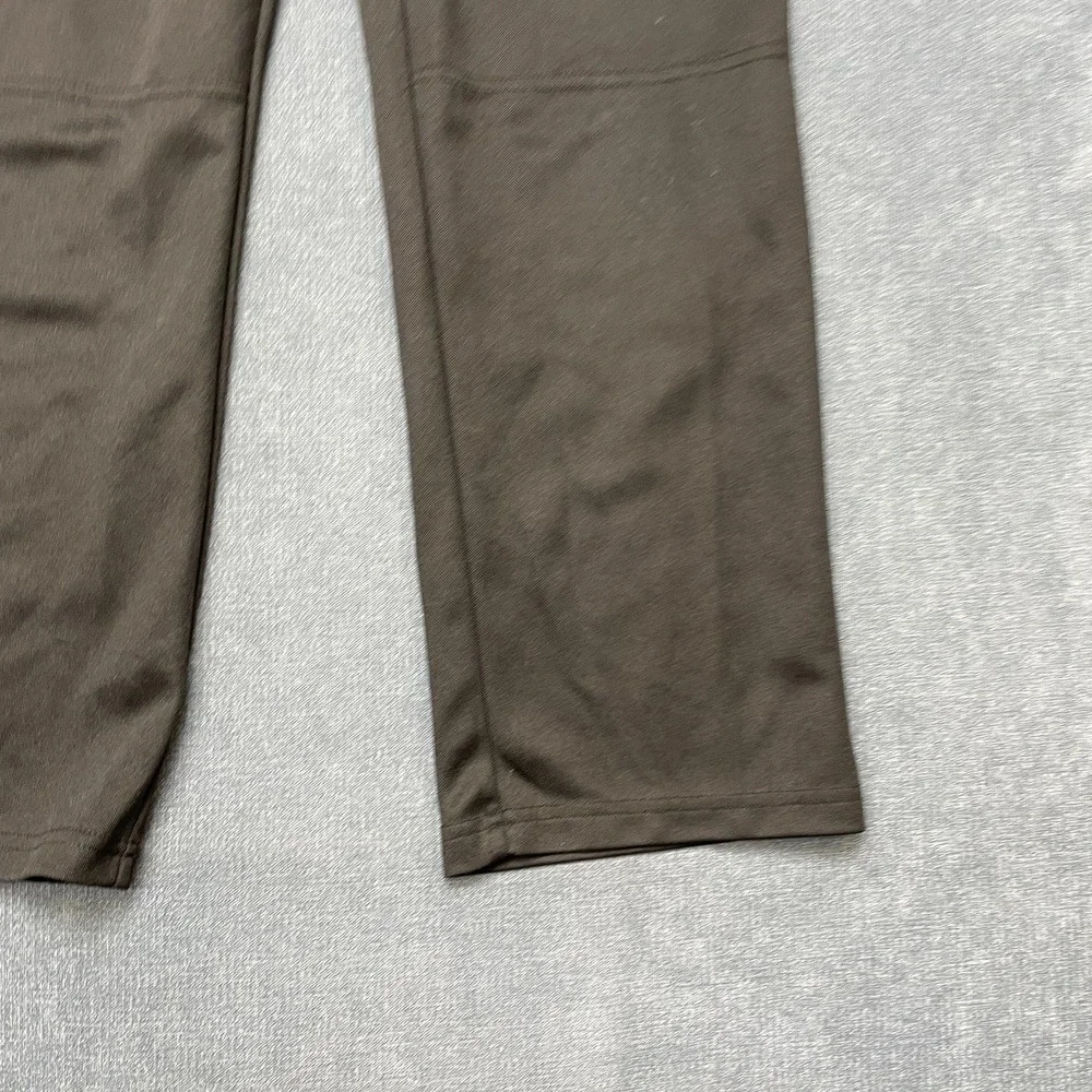 Adidas Climalite Baseball Pants Mens Small Black Flat Front Straight Leg Sports